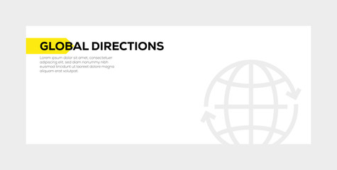 Poster - GLOBAL DIRECTIONS BANNER CONCEPT