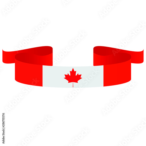 Canada Flag Simple Ribbon Vector Canada Flag Buy This Stock Vector And Explore Similar Vectors At Adobe Stock Adobe Stock