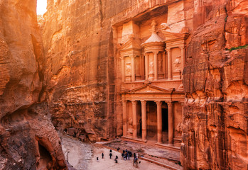 al khazneh (the treasury) in petra