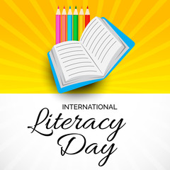 Wall Mural - International Literacy Day