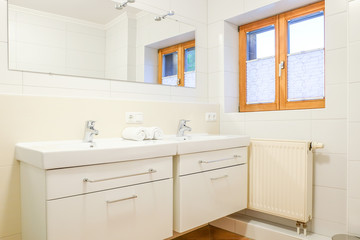 Interior of a bathroom