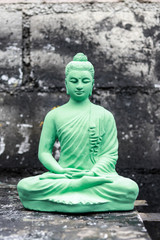 Meditating buddha statue