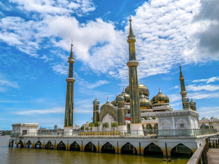 Wall Mural - Crystal mosque in Kuala Terengganu, Malaysia