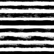 Vector seamless pattern with scribbles stripes. Ink brush texture. Simple monochrome background.