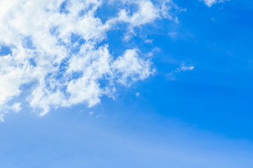 Wall Mural - Abstract blue sky background and white clouds in sunny day