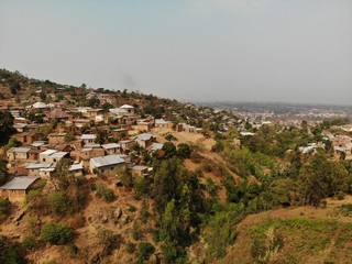 vista aerea colina burundi