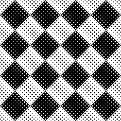 Poster - Seamless dot pattern background - abstract monochrome vector graphic