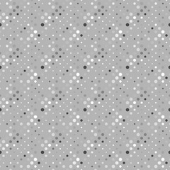 Poster - Geometrical circle pattern background design - gray abstract vector illustration from circles