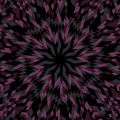 Poster - Geometrical colorful abstract round mosaic background - psychedelic hypnotic vector illustration