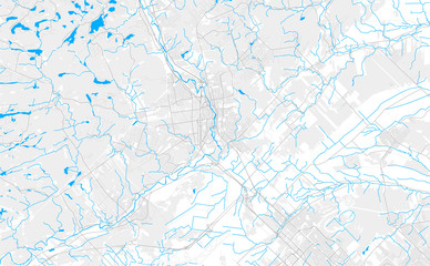  Rich detailed vector map of Saint-Jérôme, Quebec, Canada