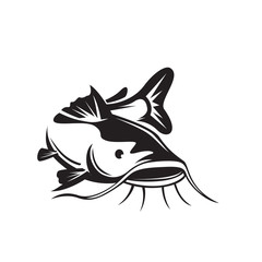 Wall Mural - big head Catfish drawing art logo design inspiration