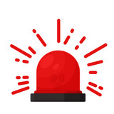 Fototapeta  - Silane alarm signal. Alert icon for danger from an accident.