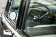 © Dmitry Vereshchagin - Moscow, Russia - August, 14, 2019: retro car on a parking in Moscow, Russia, close up image