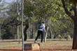 © joseduardo - A beautiful view of people walking with rollerblades in Brasilia park, Brazil