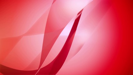 Poster - 3d Rendering of Loopable Abstract Red Background with bended strips in motion. Good variant for holiday background.