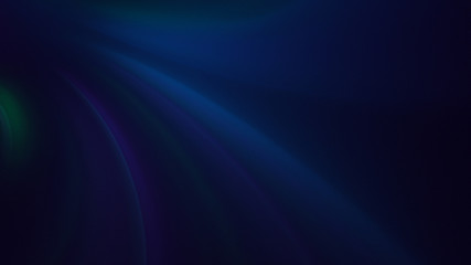 Wall Mural - 3D rendering multicolored abstract fractal on black background