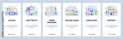 Fotomural Mobile app onboarding screens