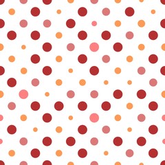 Poster - seamless polka dots