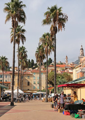 old town market - menton, french riviera