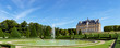 Panoramic view of Parc de Sceaux with its castle in summer - Hauts-de-Seine, France.