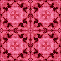 Wall Mural - Background of Thai style fabric pattern