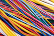 © salita2010 - Computer network colorful cabling, connection and data transfer concept