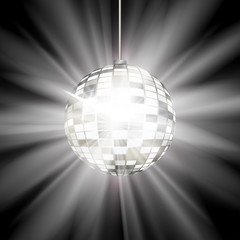 Wall Mural - colorful disco ball