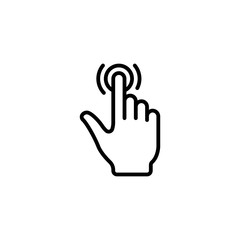 Leinwandbilder - Touch icon logo