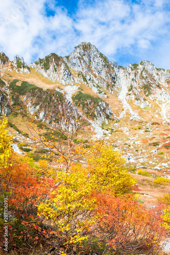 長野県駒ヶ根市 千畳敷カールの紅葉 Stock Photo Adobe Stock