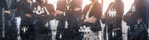 Fotografía Human Resources Recruitment and People Networking Concept