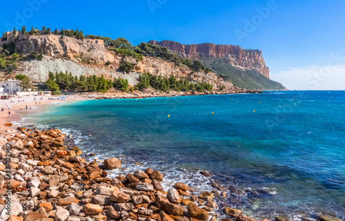 La Plage De Cassis High Res Stock Photo Getty Images