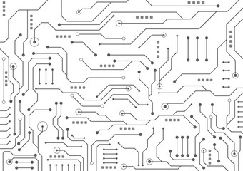 Aufkleber - High tech technology geometric