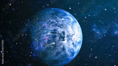 Futuristic abstract space background Fototapete