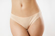 Lower body - Beautiful slim body of woman in lingerie, female panties
