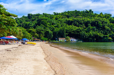 Wall Mural - Pontal beach in Paraty, Rio de Janeiro, Brazil. Paraty is a preserved Portuguese colonial and Brazilian Imperial municipality