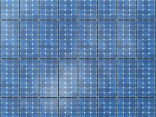 Seamless Texture Of Solar Panels.