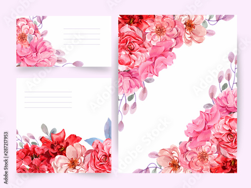 floral background with flowers