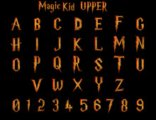 Magic Kid Fantasy Alphabet - 3D Illustration