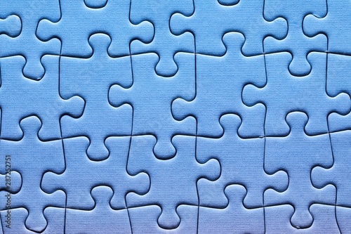 Fotografía Jigsaw puzzle background, completed pattern