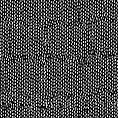 Abstract seamless pattern with white strokes on black background