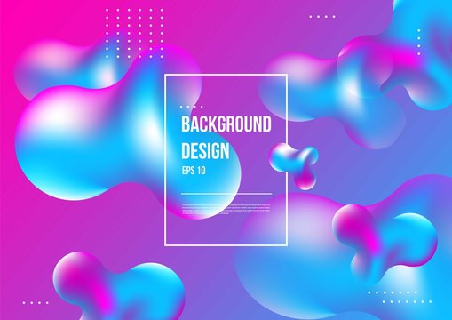 Liquid flow Fluid colors graphic element