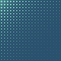 Poster - Color geometrical halftone dot pattern background template - abstract vector graphic design