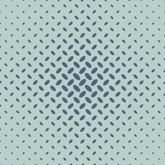 Poster - Abstract geometrical halftone diagonal ellipse pattern background - vector graphic design