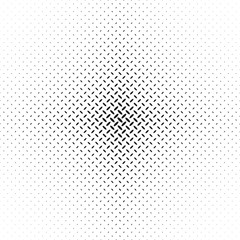 Poster - Monochrome geometrical halftone ellipse pattern background design - abstract vector graphic design