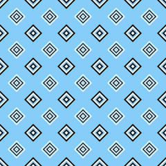 Poster - Seamless geometric square pattern background - vector illustration