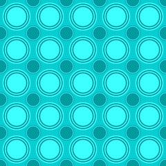 Poster - Seamless geometrical circle pattern background - vector illustration