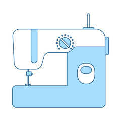 Wall Mural - Modern Sewing Machine Icon