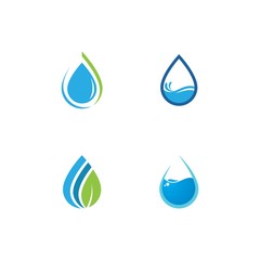 Wall Mural - water drop Logo