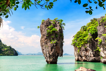 Wall Mural - Famous James Bond island near Phuket in Thailand