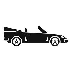 Poster - Traveling cabriolet icon. Simple illustration of traveling cabriolet vector icon for web design isolated on white background